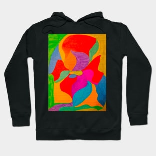 Abstract Painting Flower Art Hoodie